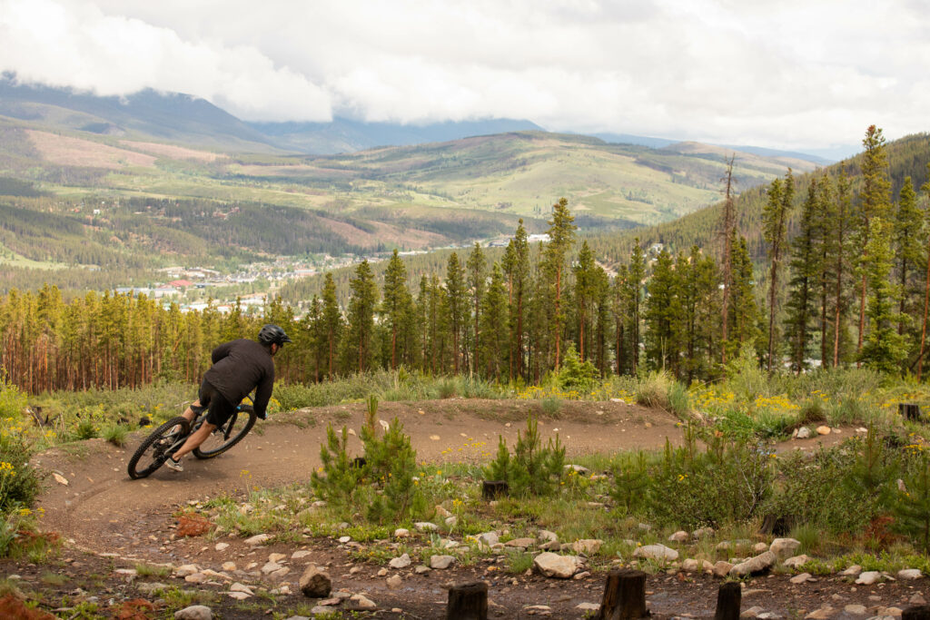 Biking in Breckenridge.