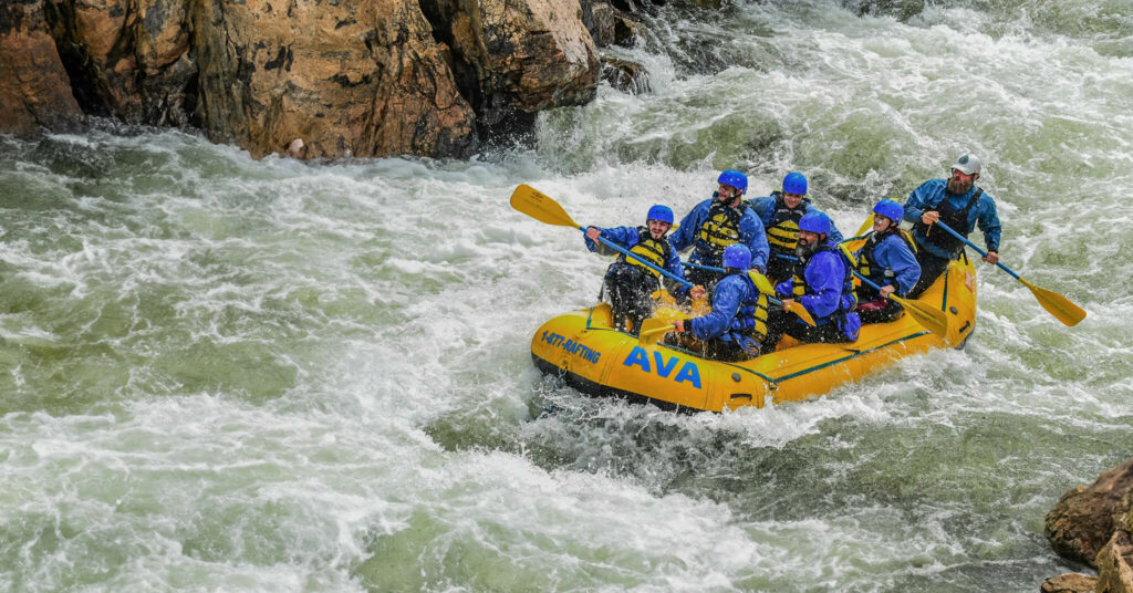 AVA water rafting trip