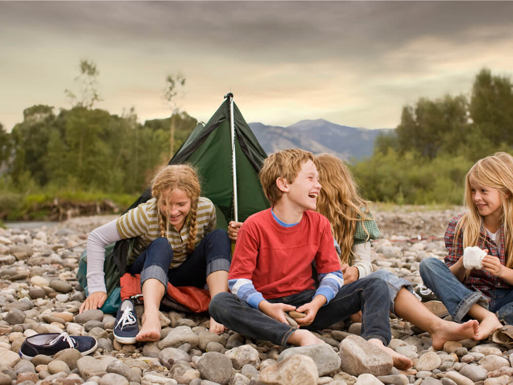 Overnight Whitewater Rafting Adventure Camping with Kids