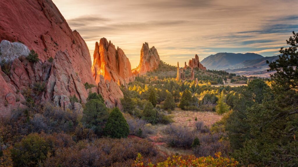 Garden of the Gods outside of Colorado Springs in central Colorado.