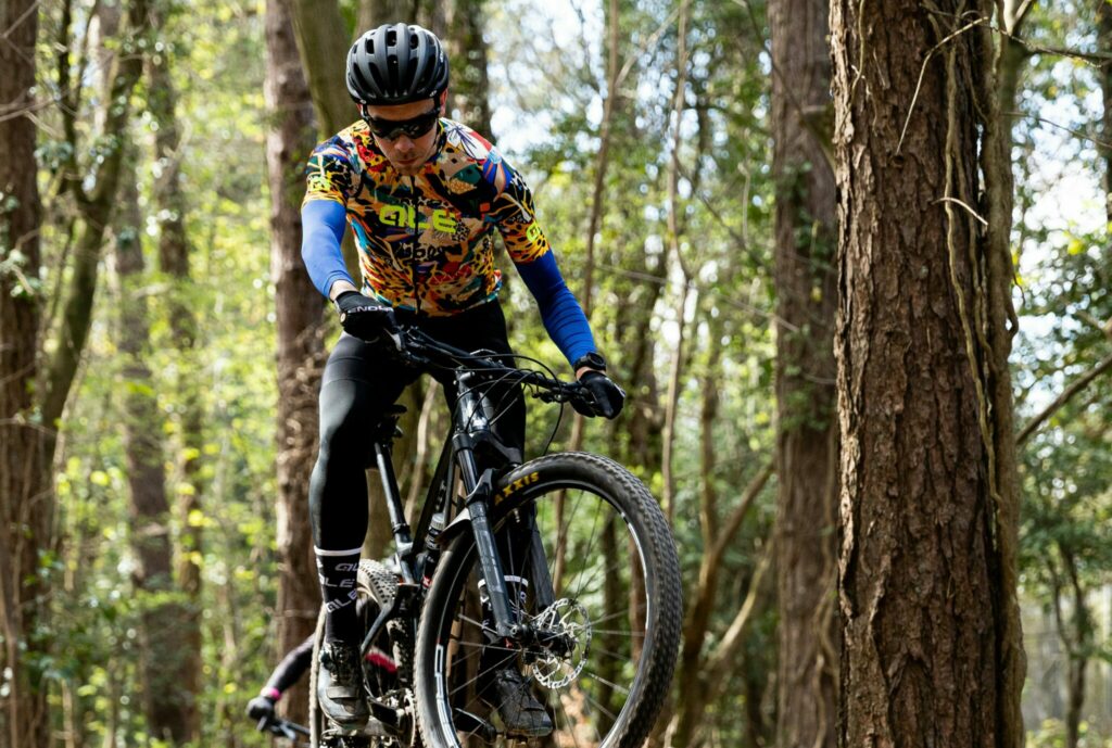 Person riding in Colorado.