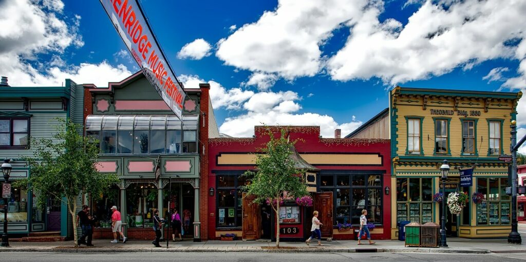 Main Street downtown Breckenridge