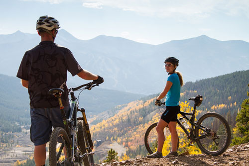 Mountain Biking Near Idaho Springs, Colorado.