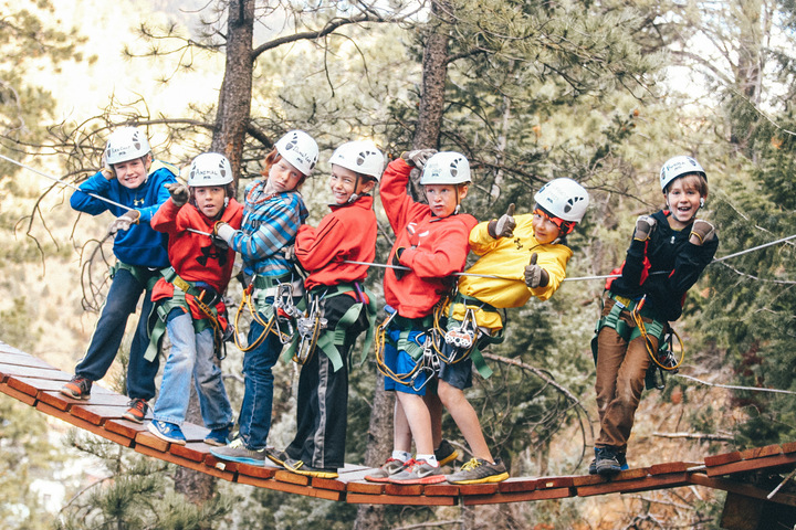 Zipline birthday group